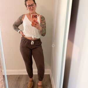 Aerie Brown Joggers